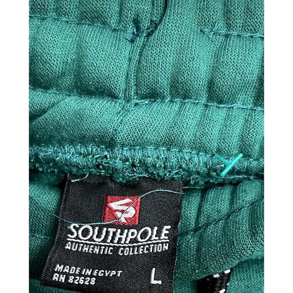 Y2K Southpole Green Men's Jogger Sweatpants Athleisure Size S - Picture 3 of 3